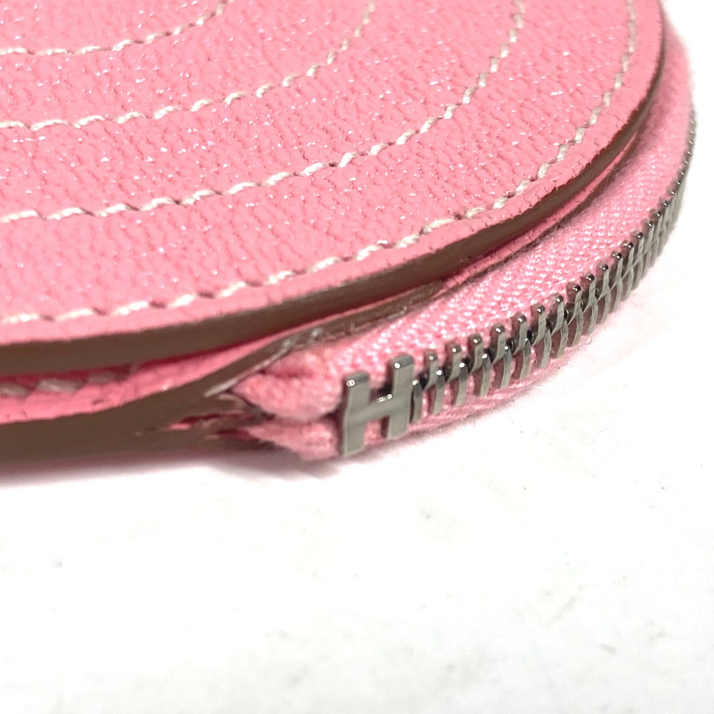 HERMES Coin case Shave pink In the loop