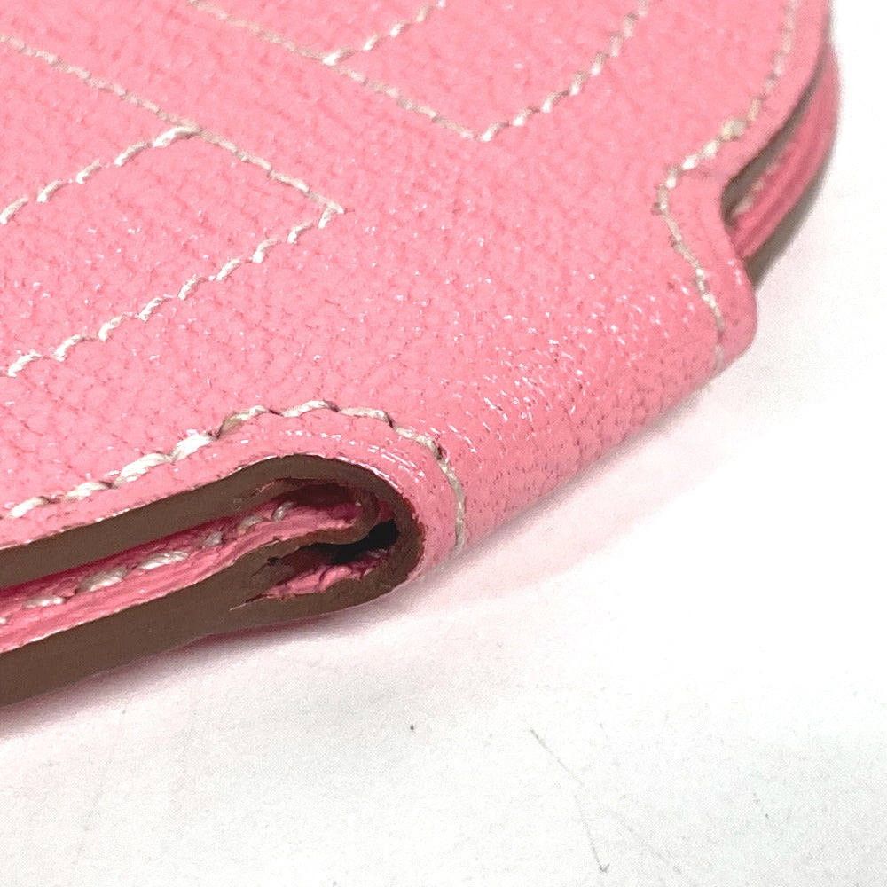 HERMES Coin case Shave pink In the loop