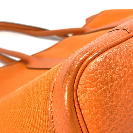 HERMES Tote Bag Towar Officier Orange Shoulder Bag Shoulder Bag Garden Zip PM Women Used Authentic
