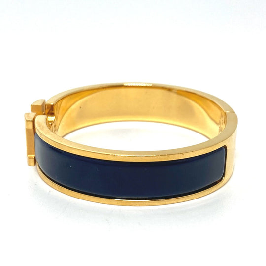 HERMES Bangle H700001F 87PM metal gold Click crack PM Women Used Authentic