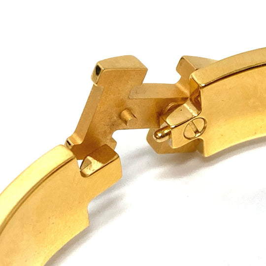 HERMES Bangle H700001F 87PM metal gold Click crack PM Women Used Authentic