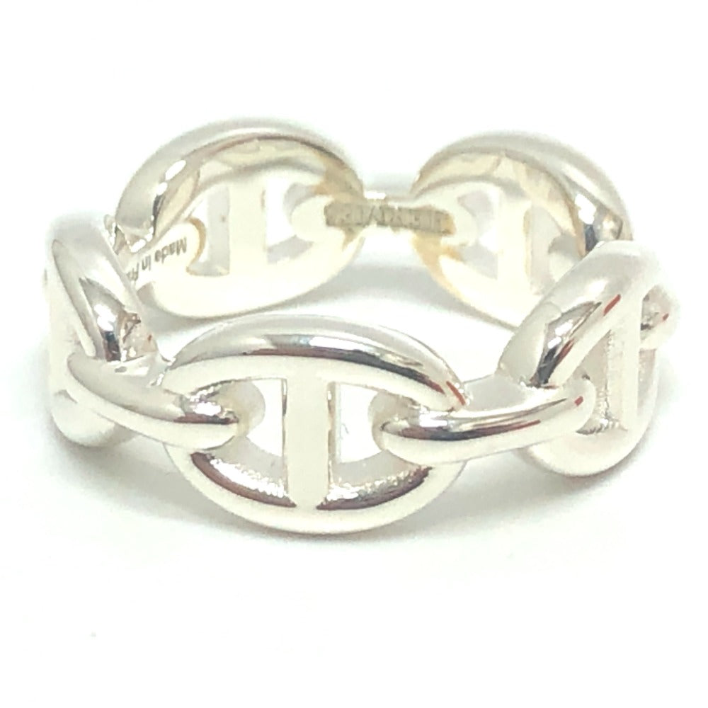 HERMES Ring SV925 Silver Chene Dunkle Enchant PM mens(Unisex) 51 Used Authentic
