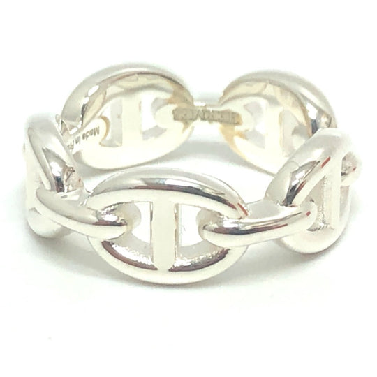 HERMES Ring SV925 Silver Chene Dunkle Enchant PM mens(Unisex) 51 Used Authentic