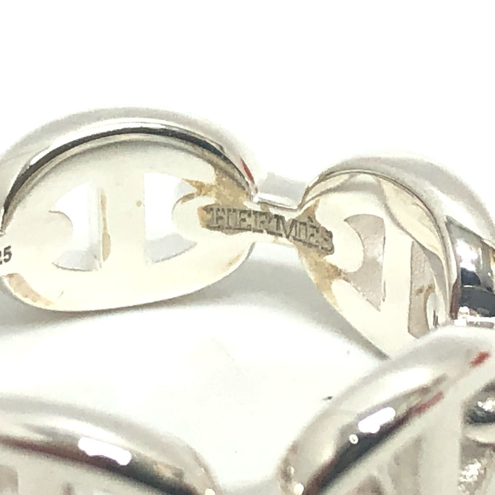 HERMES Ring SV925 Silver Chene Dunkle Enchant PM mens(Unisex) 51 Used Authentic