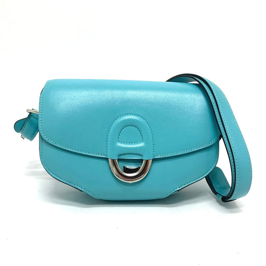 HERMES Shoulder Bag Taderakto blue Mini Shell Schmidy 2WAY handbag mens Used Authentic