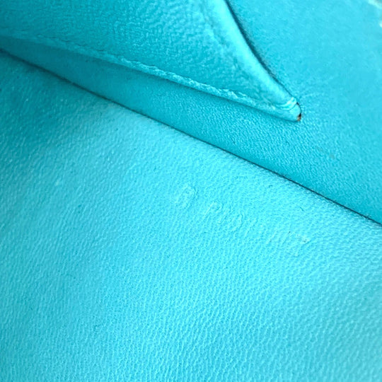 HERMES Shoulder Bag Taderakto blue Mini Shell Schmidy 2WAY handbag mens Used Authentic
