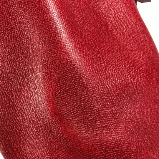 HERMES Shoulder Bag Courchevel Red Shoulder bag, Drawstring bag Standy Women Used Authentic