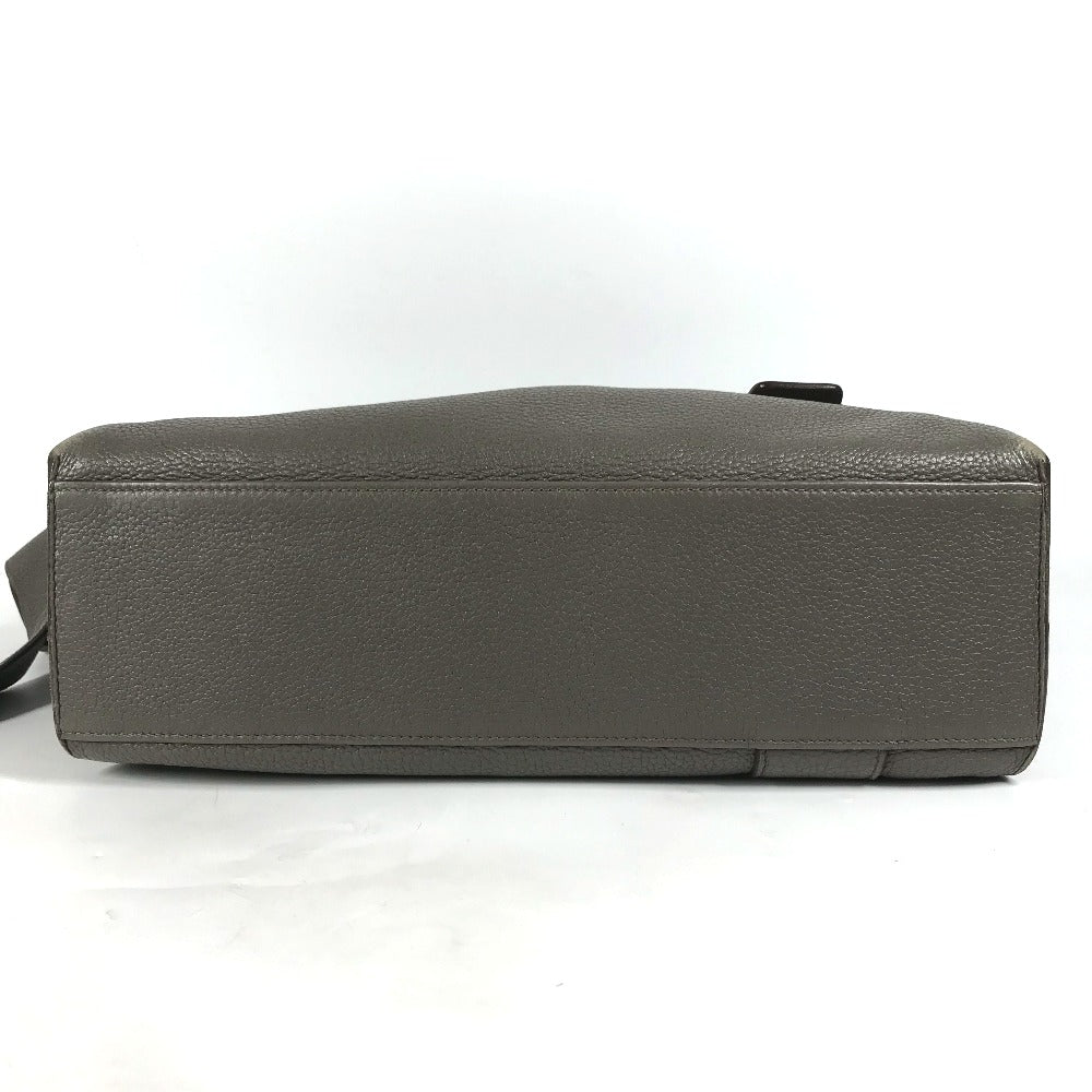 HERMES Shoulder Bag Taurillon Clemence gray Crossbody bag Sac Alfred 35 mens Used Authentic
