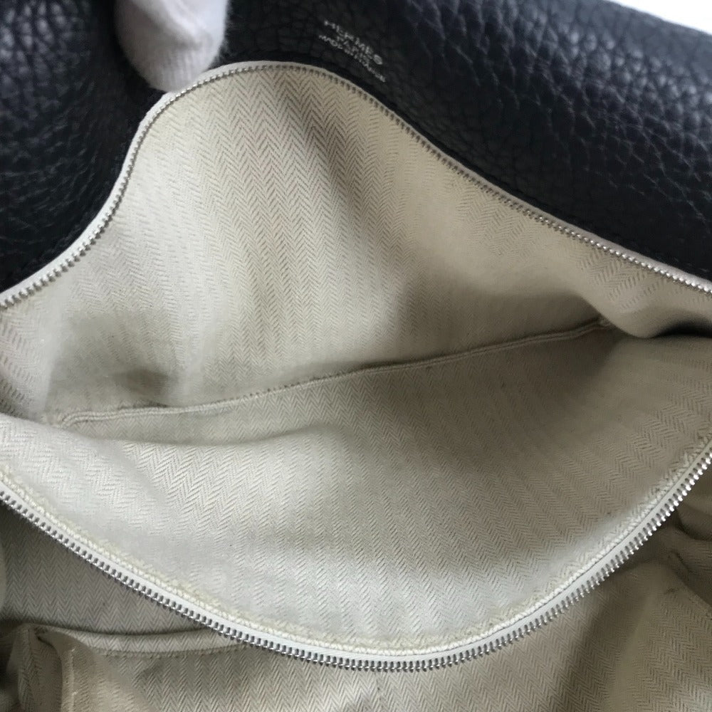 HERMES Shoulder Bag Taurillon Clemence black Crossbody bag Sac Alfred 35 mens Used Authentic