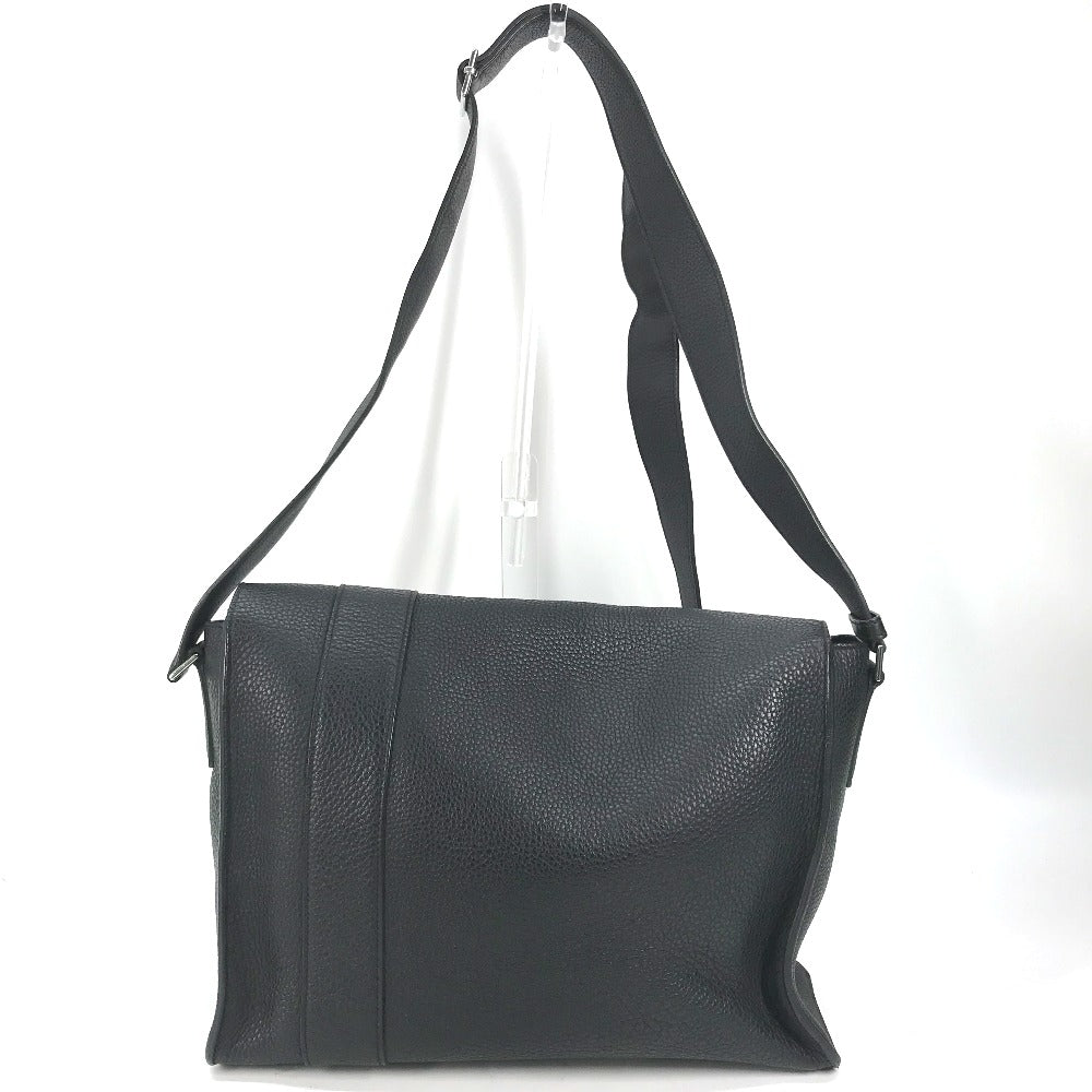 HERMES Shoulder Bag Taurillon Clemence black Crossbody bag Sac Alfred 35 mens Used Authentic