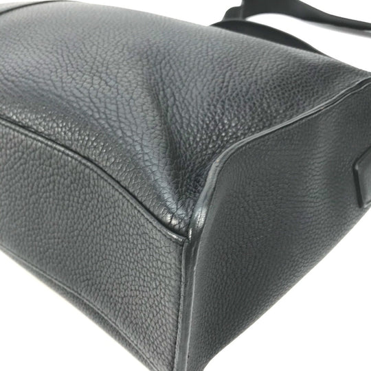 HERMES Shoulder Bag Taurillon Clemence black Crossbody bag Sac Alfred 35 mens Used Authentic