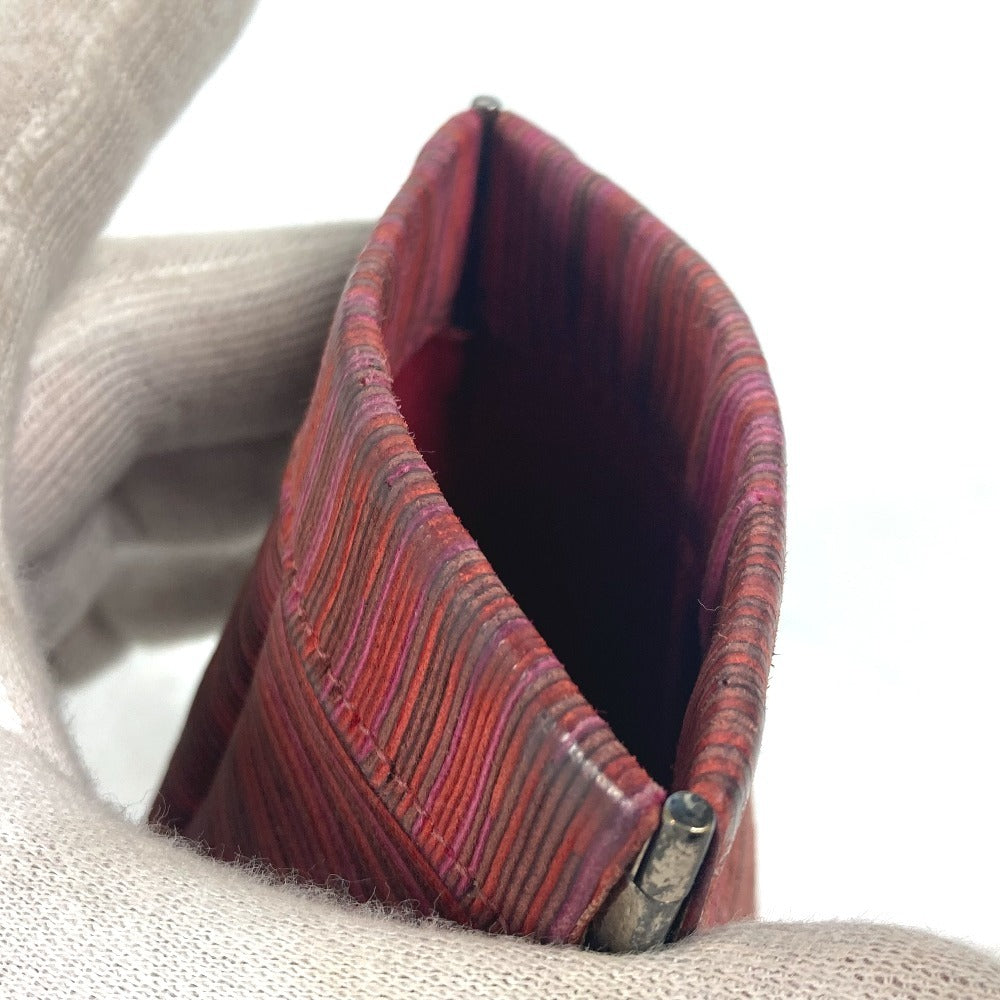 HERMES Coin case , Vibrato Red Jules PM Women Used Authentic