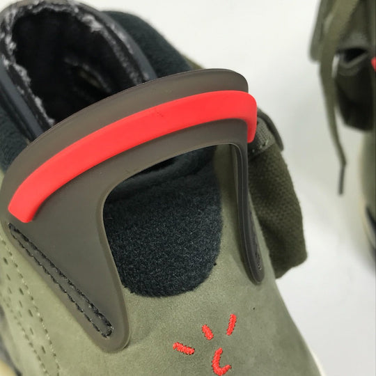 NIKE sneakers CN1084-200 Synthetic leather khaki travis scott cactus jack AIR JORDAN 6 RETRO SP US7