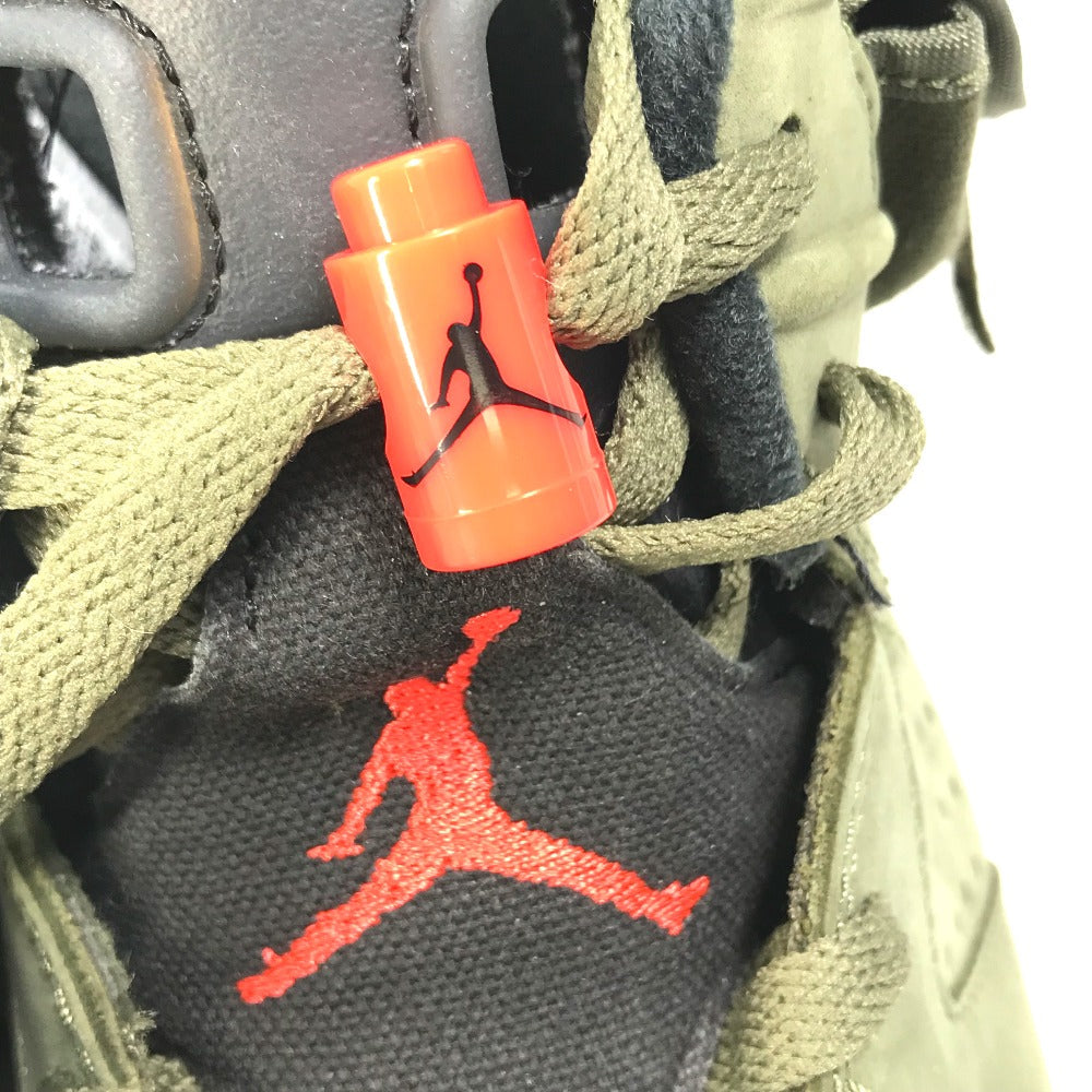 NIKE sneakers CN1084-200 Synthetic leather khaki travis scott cactus jack AIR JORDAN 6 RETRO SP US7