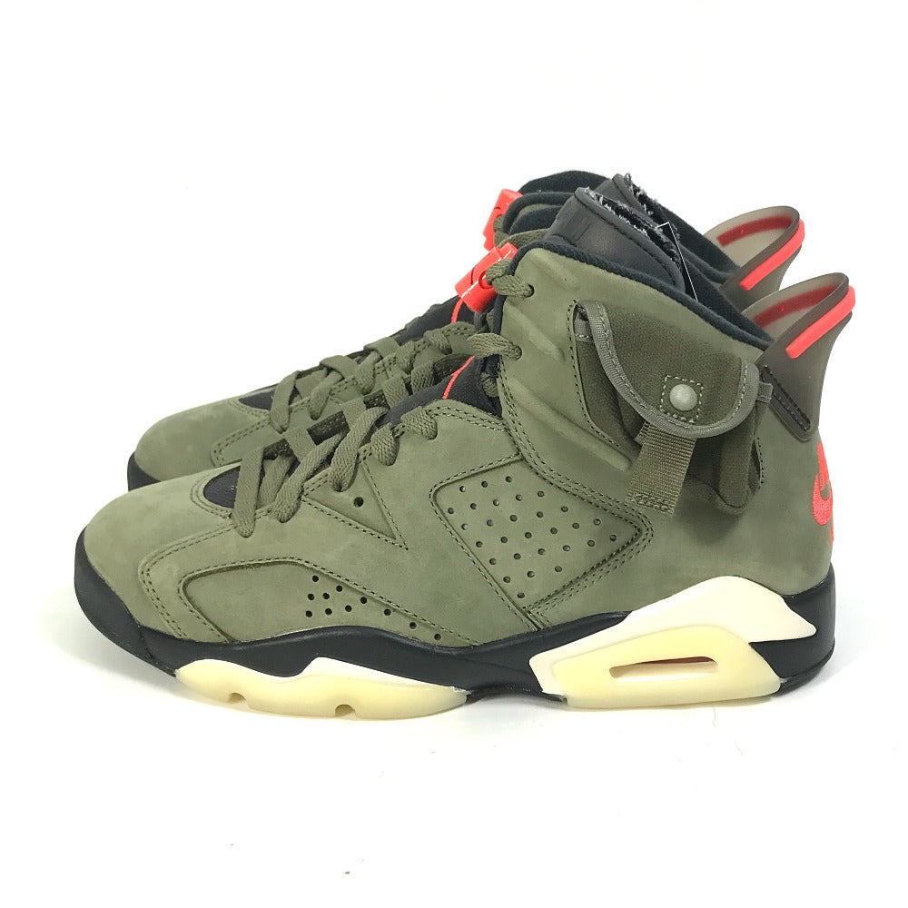 NIKE sneakers CN1084-200 Synthetic leather khaki travis scott cactus jack AIR JORDAN 6 RETRO SP US7