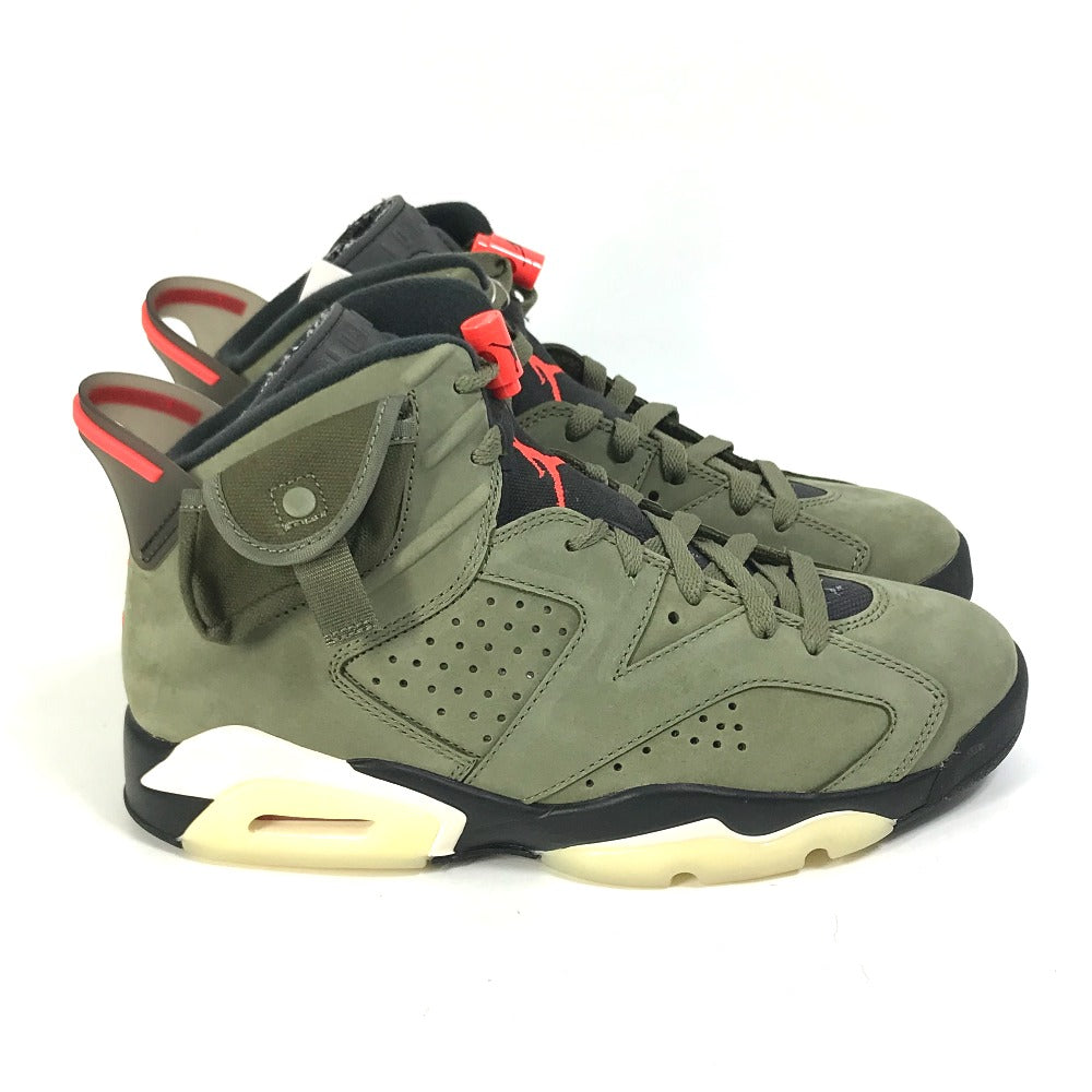 NIKE sneakers CN1084-200 Synthetic leather khaki travis scott cactus jack AIR JORDAN 6 RETRO SP US7