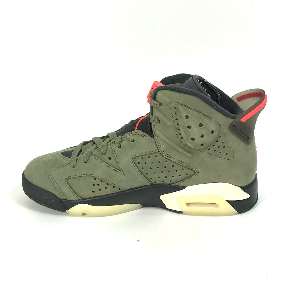 NIKE sneakers CN1084-200 Synthetic leather khaki travis scott cactus jack AIR JORDAN 6 RETRO SP US7
