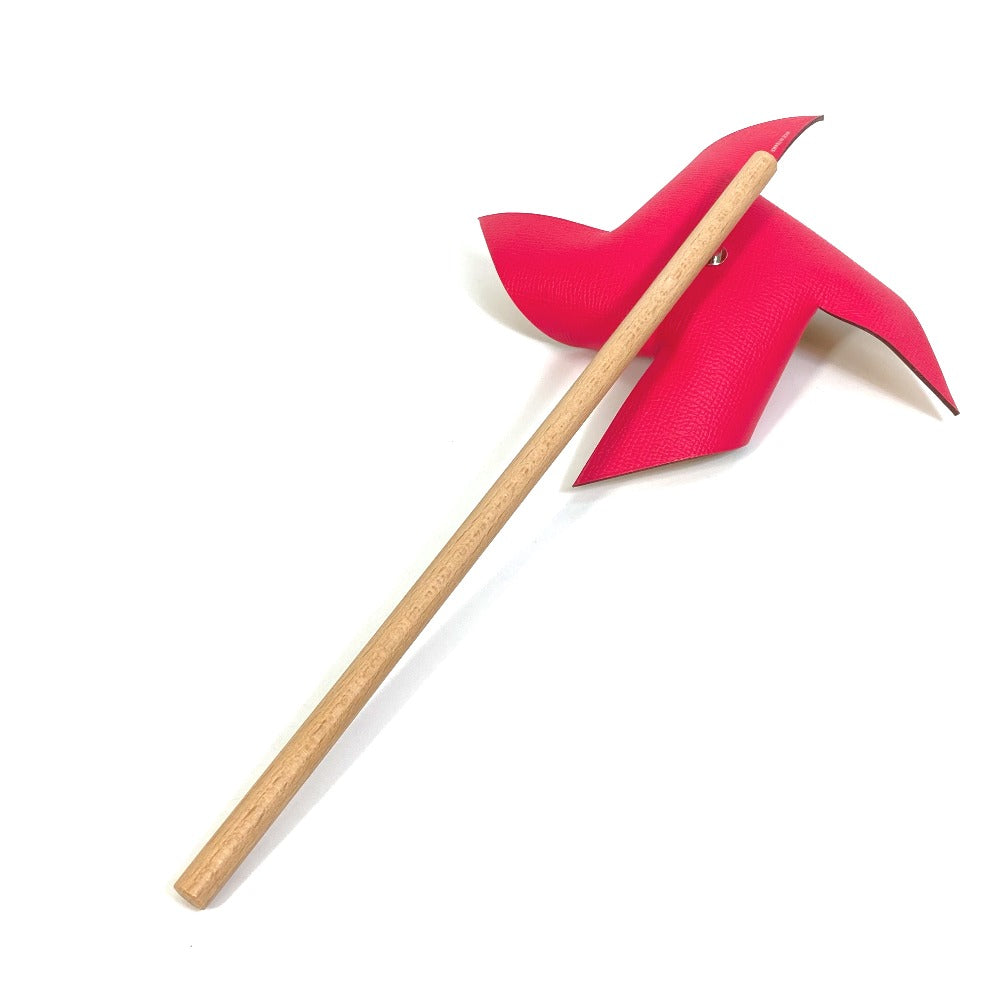 HERMES object Epsom, Wood Pink / yellow interior windmill petit H unisex(Unisex) Used Authentic