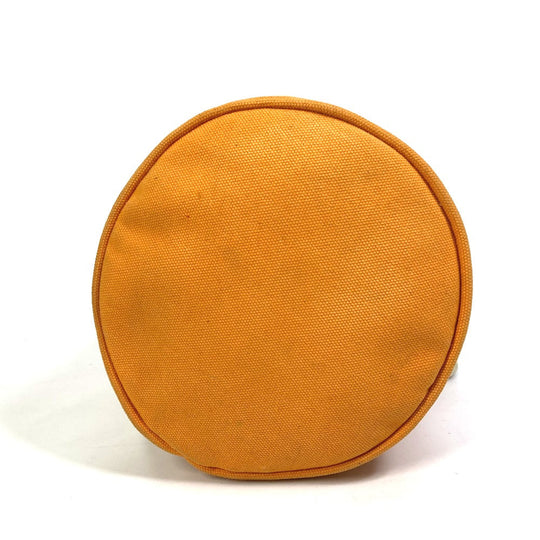 HERMES Shoulder Bag cotton Orange Shoulder Sac Marine Receive MM Women Used Authentic
