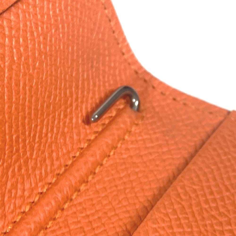 HERMES Notebook cover leather Orange Vision Agenda Women(Unisex) Used Authentic