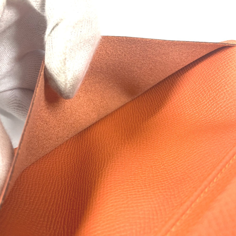 HERMES Notebook cover leather Orange Vision Agenda Women(Unisex) Used Authentic