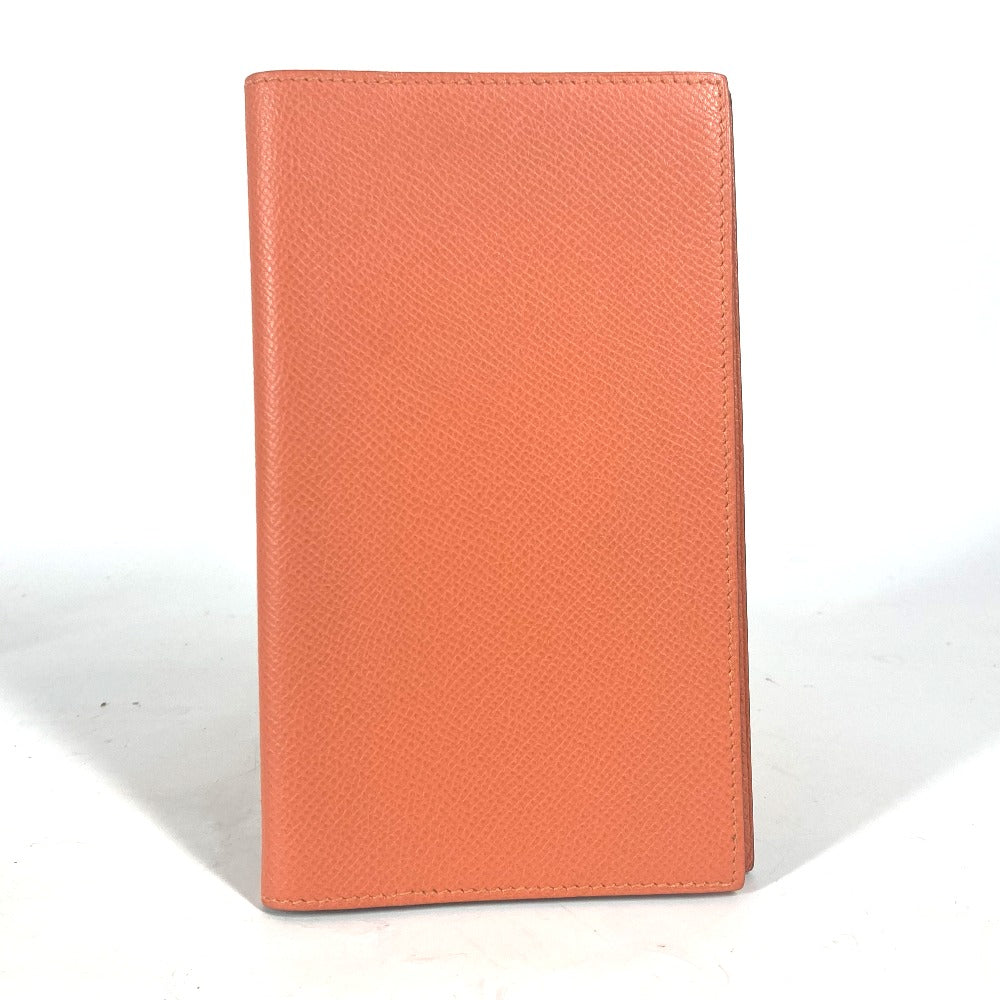 HERMES Notebook cover leather Orange Vision Agenda Women(Unisex) Used Authentic