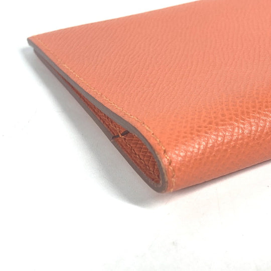 HERMES Notebook cover leather Orange Vision Agenda Women(Unisex) Used Authentic