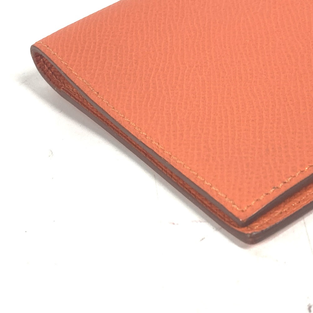 HERMES Notebook cover leather Orange Vision Agenda Women(Unisex) Used Authentic