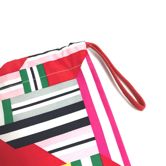 HERMES Pouch silk multicolor petit ash petit h Women Used Authentic