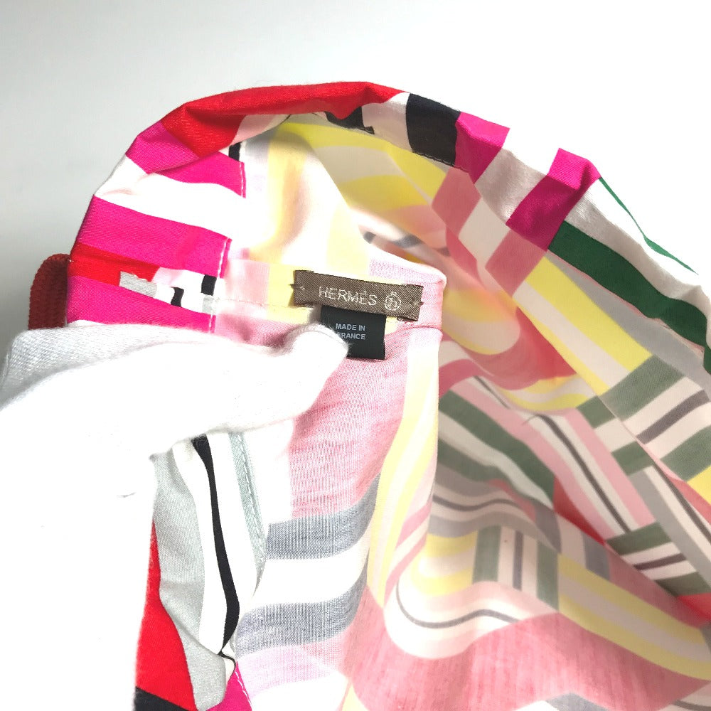 HERMES Pouch silk multicolor petit ash petit h Women Used Authentic