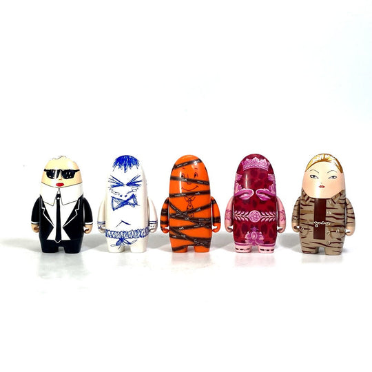 HERMES object plastic multicolor 5 body set figure Visionaire VISIONAIRE 45 MORE TOYS unisex(Unisex) Used Authentic