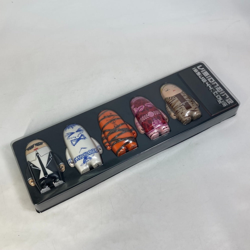 HERMES object plastic multicolor 5 body set figure Visionaire VISIONAIRE 45 MORE TOYS unisex(Unisex) Used Authentic