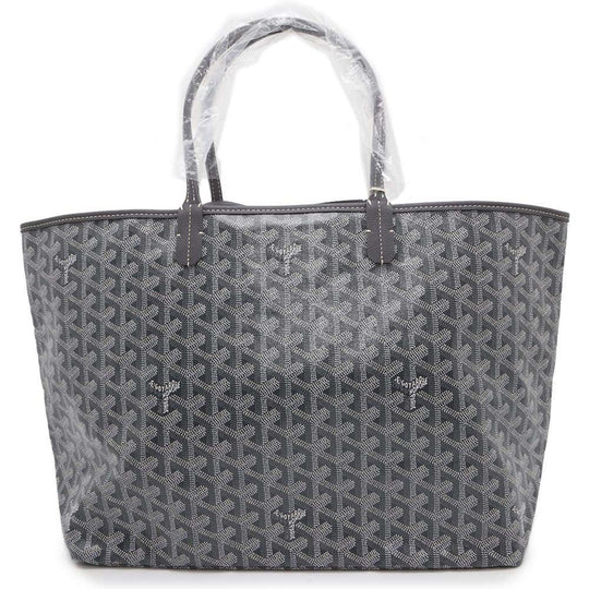 GOYARD Saint Louis PVC Leather Gray Tote Preloved