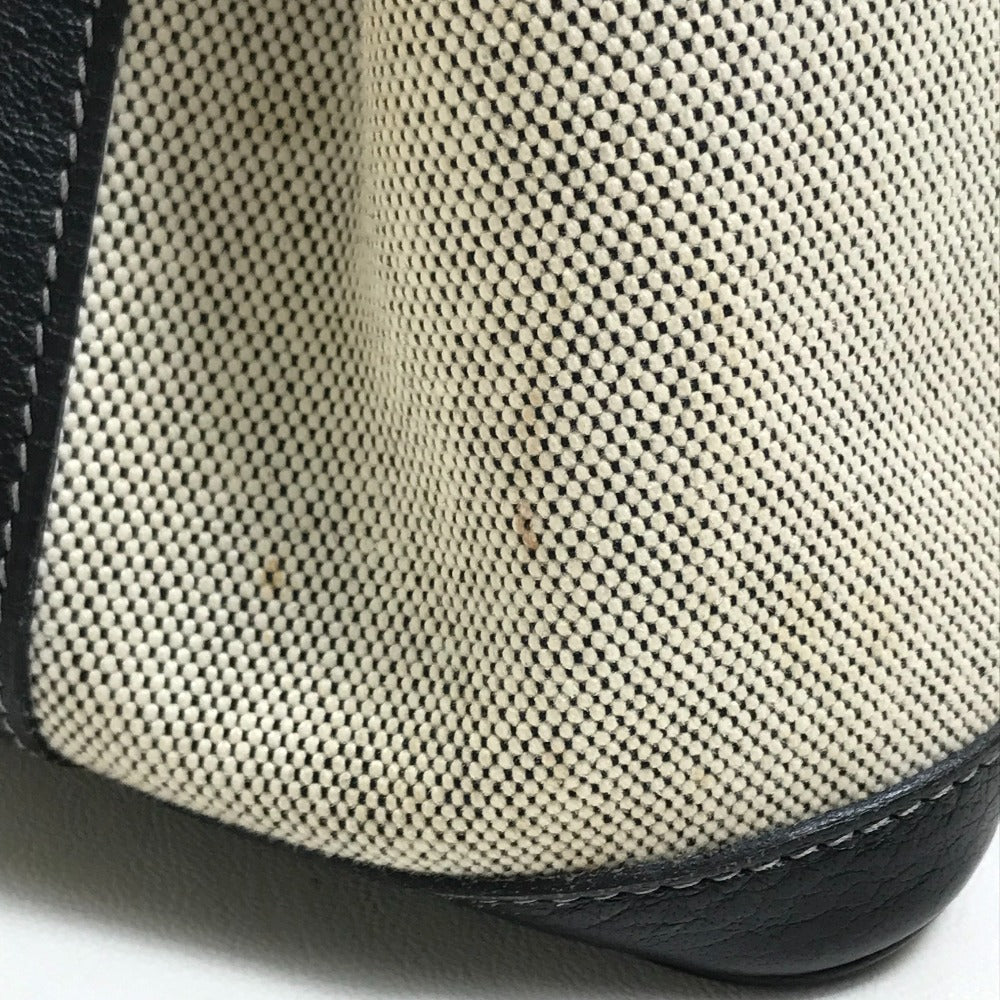 HERMES Tote Bag Toilet ash / buffle skipper Black x Natural Garden party PM