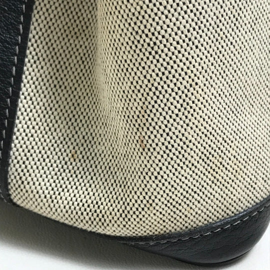 HERMES Tote Bag Toilet ash / buffle skipper Black x Natural Garden party PM
