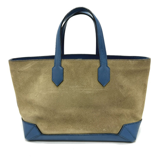 HERMES Tote Bag Epsom, Grizzly blue Maxi box cover 30 Women Used Authentic