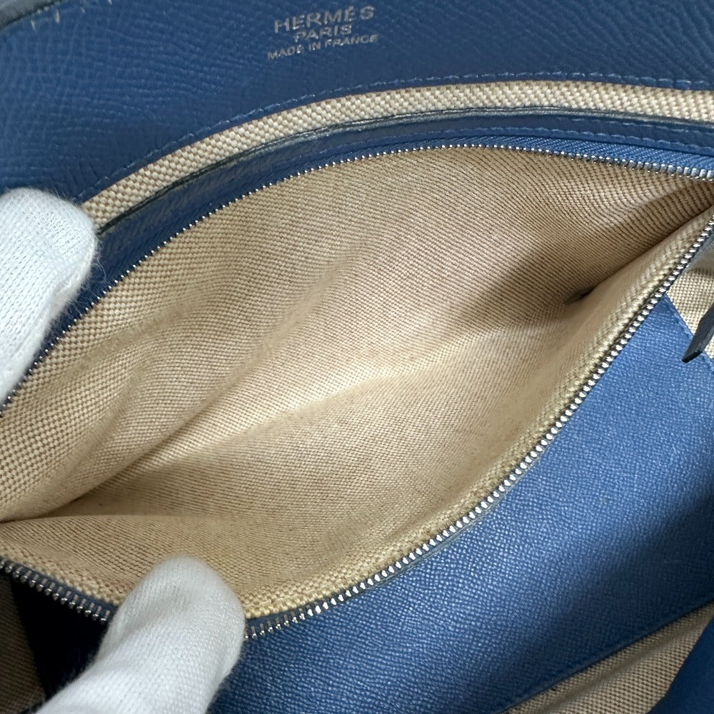 HERMES Tote Bag Epsom, Grizzly blue Maxi box cover 30 Women Used Authentic