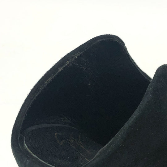 GIUSEPPE ZANOTTI pumps suede black Shoes, Boots Women 36 Used Authentic