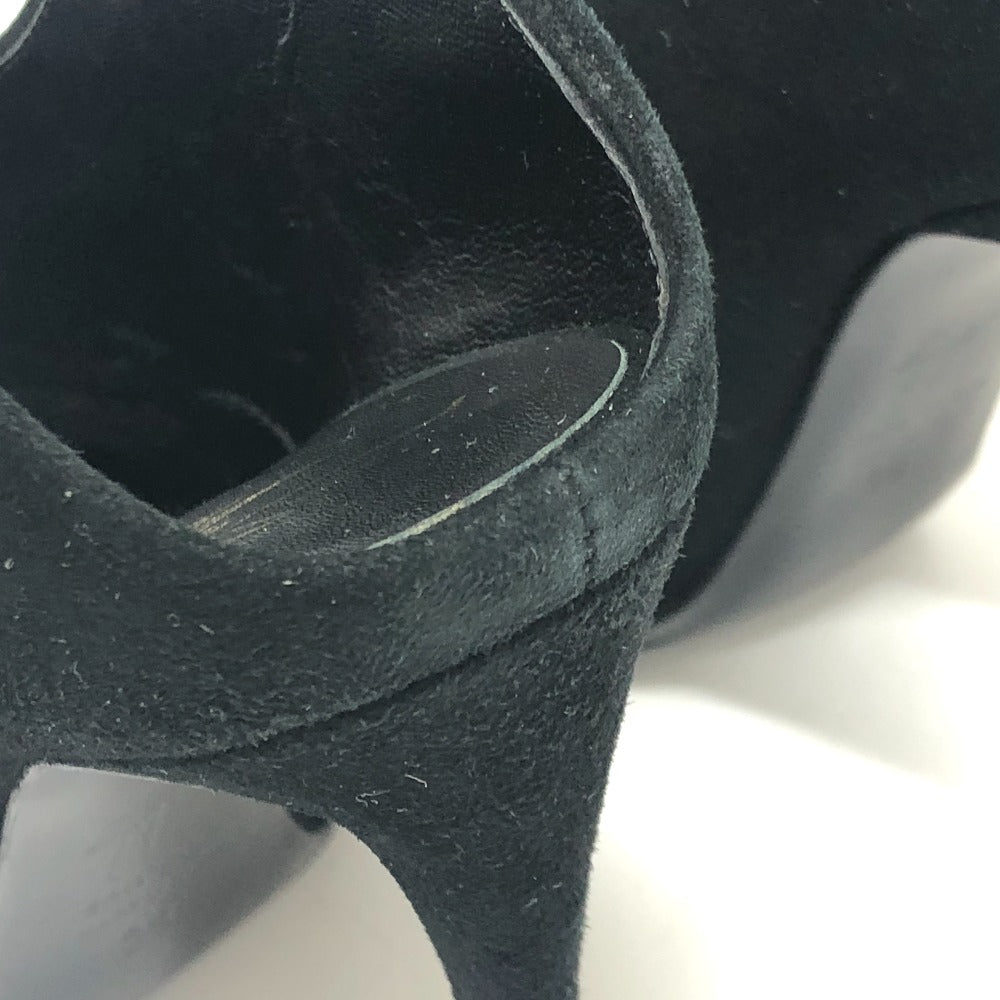 GIUSEPPE ZANOTTI pumps suede black Shoes, Boots Women 36 Used Authentic