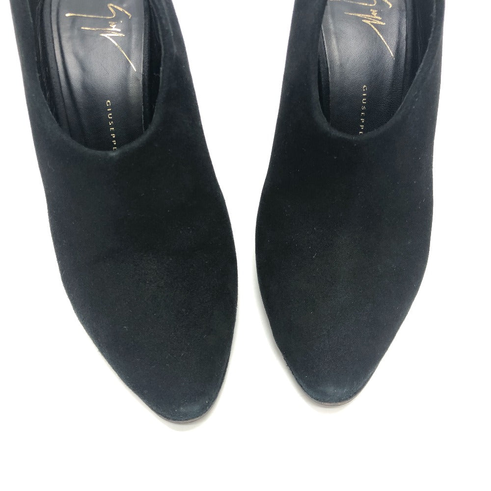 GIUSEPPE ZANOTTI pumps suede black Shoes, Boots Women 36 Used Authentic