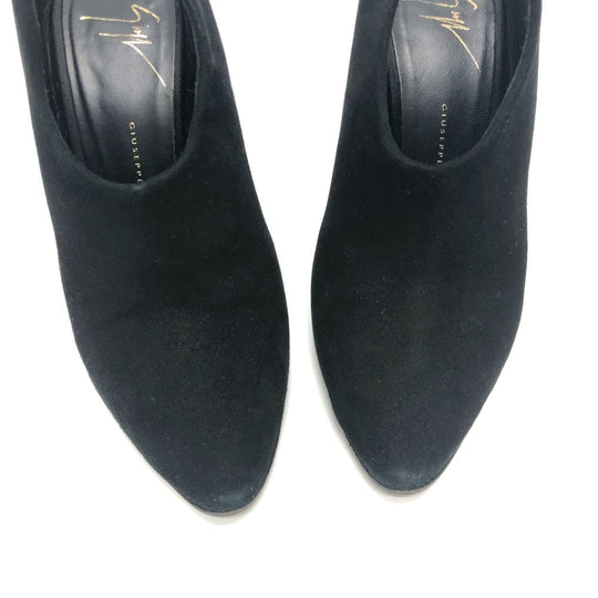 GIUSEPPE ZANOTTI pumps suede black Shoes, Boots Women 36 Used Authentic