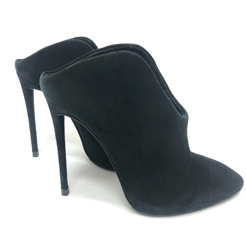 GIUSEPPE ZANOTTI pumps suede black Shoes, Boots Women 36 Used Authentic