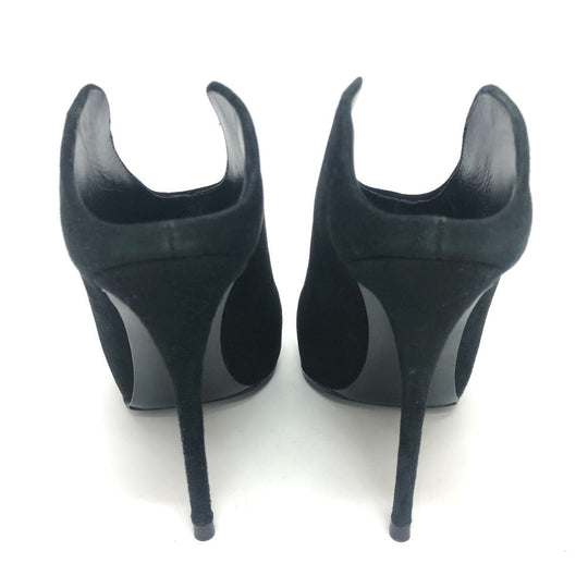 GIUSEPPE ZANOTTI pumps suede black Shoes, Boots Women 36 Used Authentic