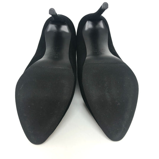 GIUSEPPE ZANOTTI pumps suede black Shoes, Boots Women 36 Used Authentic