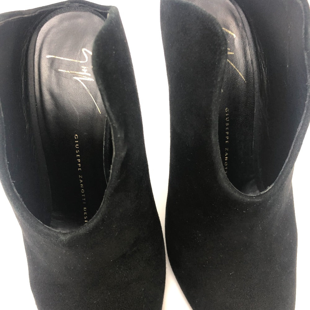 GIUSEPPE ZANOTTI pumps suede black Shoes, Boots Women 36 Used Authentic