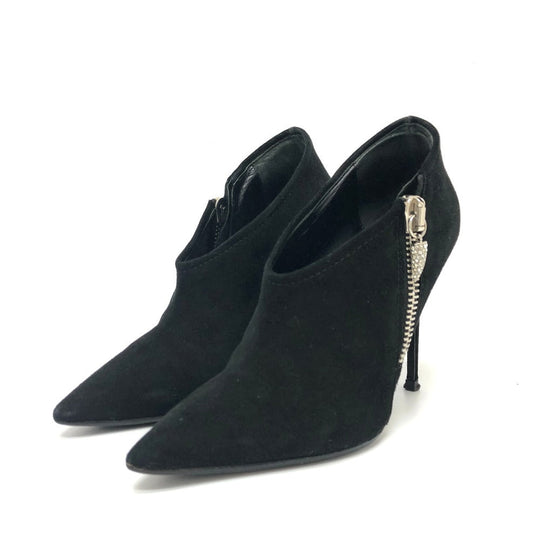 GIUSEPPE ZANOTTI pumps suede black Women 35 Used Authentic
