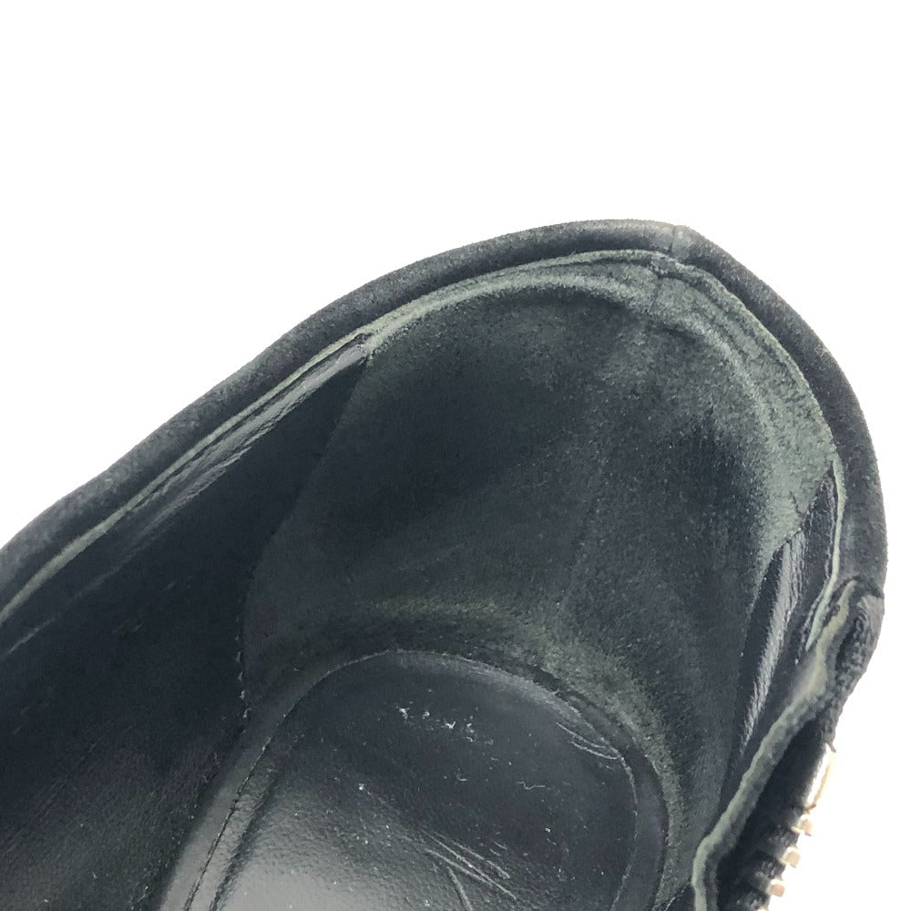 GIUSEPPE ZANOTTI pumps suede black Women 35 Used Authentic
