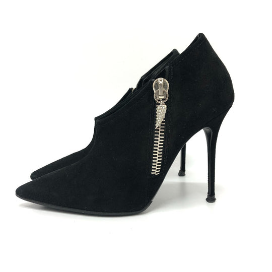 GIUSEPPE ZANOTTI pumps suede black Women 35 Used Authentic