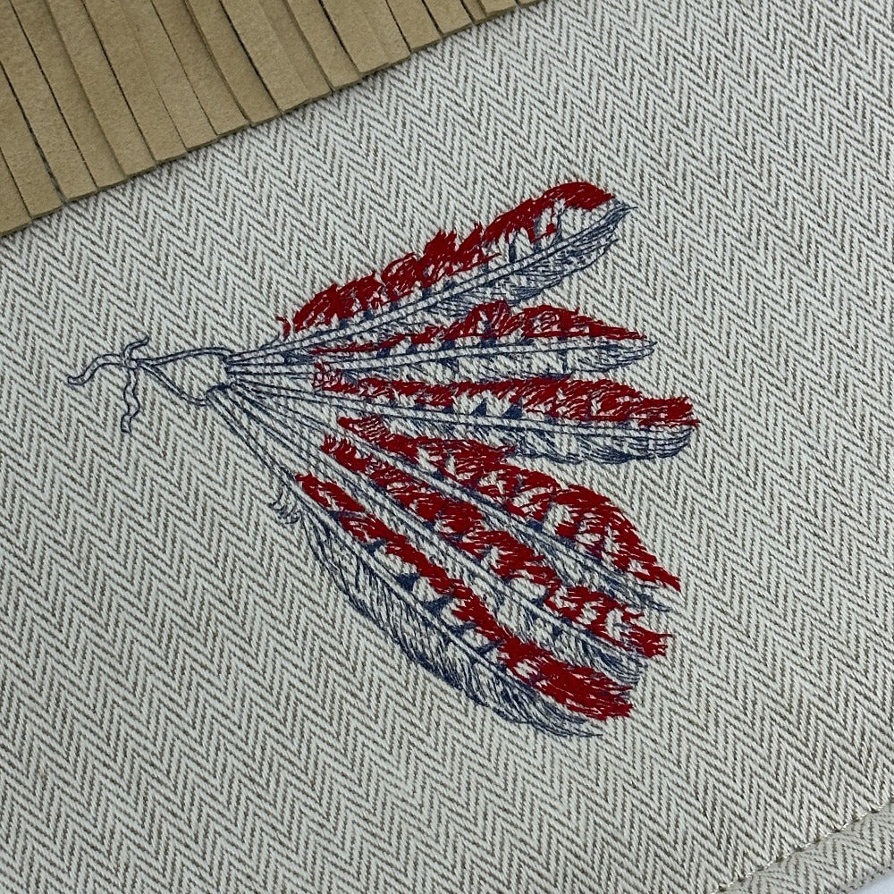 HERMES Pouch canvas beige Makeup pouch Cosmetics Pouch Truth Flat Teepee Women Used Authentic