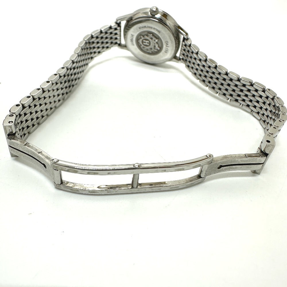 HERMES Watches Quartz CA2.130 Stainless Steel Silver Slim d'Hermès white dial